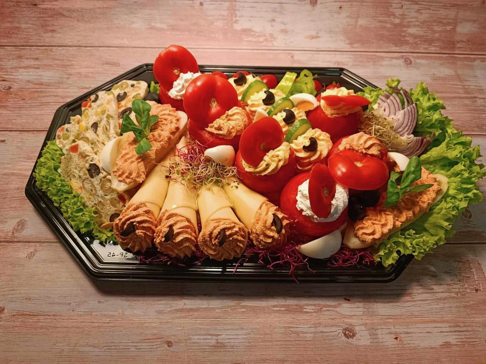 Vegetáriánus hidegtál