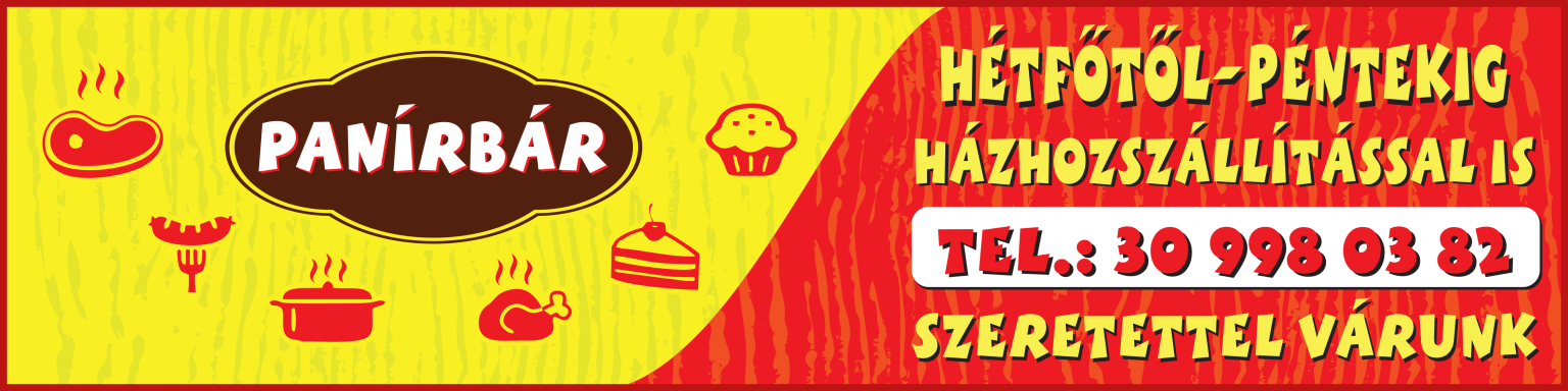 Panírbár heti menü és rendelés